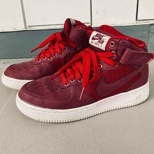 Red Nike Air Force 1 High